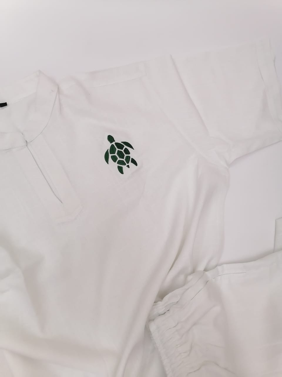 Linen Tshirt short sleeve and short