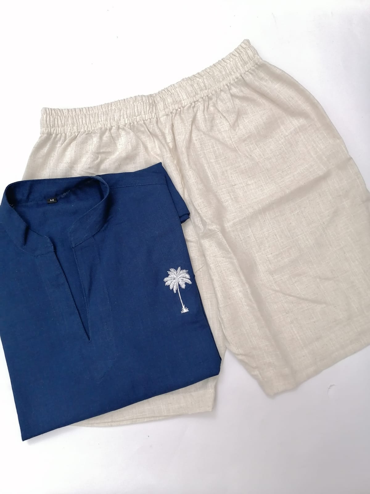 Linen Tshirt short sleeve and Short