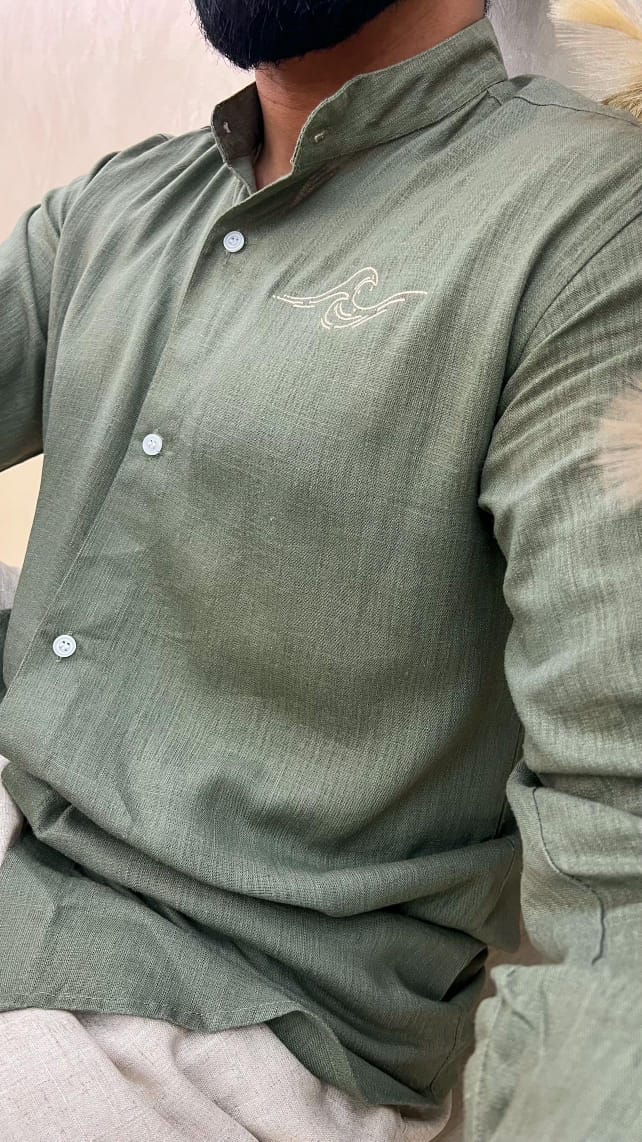 Linen Tshirt long sleeve and Short