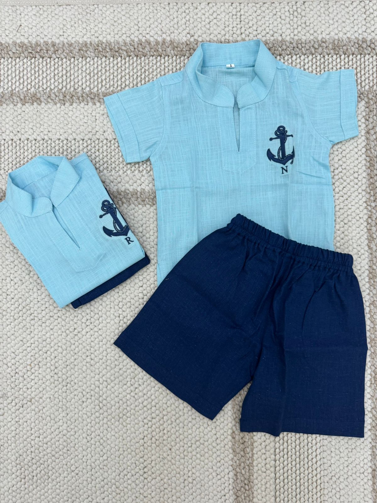 Linen kids Tshirt & short