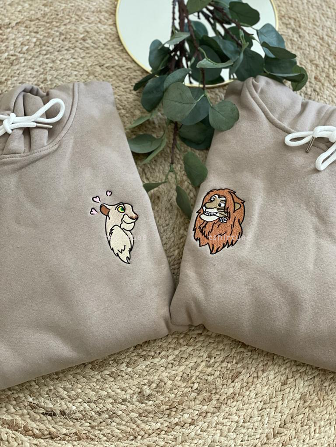 Lion king , Embroidered Picture