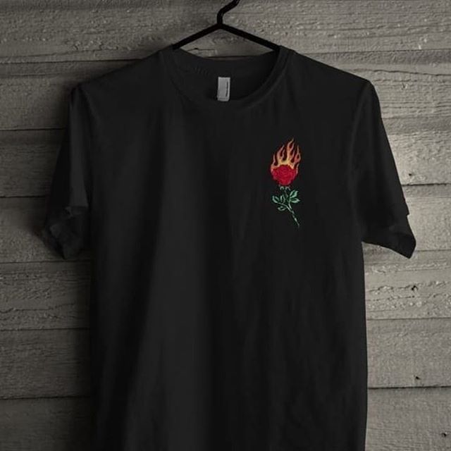 Hot Rose - Embroidery