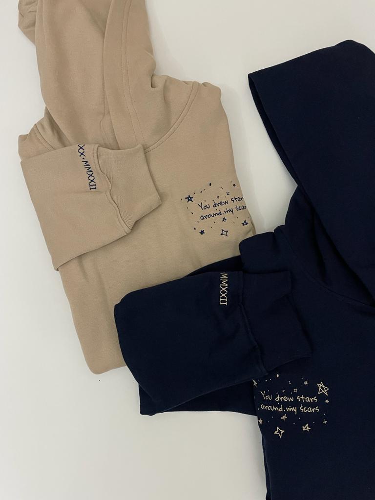 You drew starts around my scars