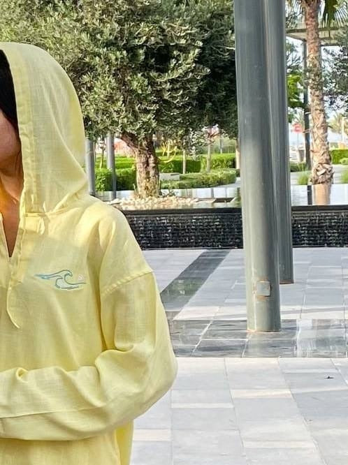 Linen tshirt long sleeve hoodie and Pants