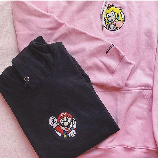 Super Mario & princess - Embroidery