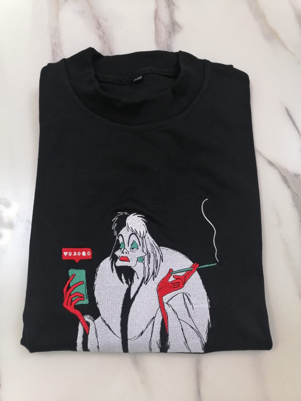 Cruella - 102 Dalmatians , Embroidered Picture